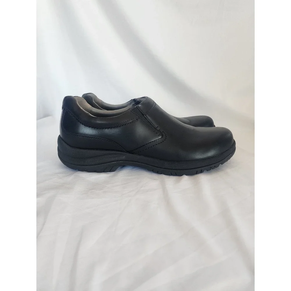 Dansko XP 2.0 Black Leather Professional Clogs Mens Size 47 Slip Resistant Work